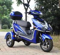 Tricycle électrique à 3 roues 35-40 km/h 800W 60v/72v 20ah Tricycle électrique à batterie