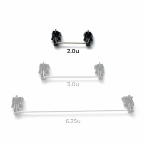Kailh stabilizers PCB สวิตช์แบบขันสกรูในการติดตั้งดาวเทียม6.25u กล2U คีย์บอร์ดตัวปรับความคงตัวของคีย์ - Product Image 6
