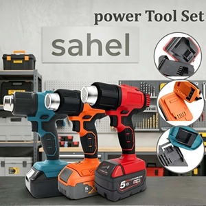 <span class=keywords><strong>Pistola</strong></span> de Calor Inalámbrica de 20V (Solo Herramienta) Compatible con Baterías <span class=keywords><strong>Makita</strong></span> y Milwaukee de 18V, <span class=keywords><strong>Pistola</strong></span> de <span class=keywords><strong>Aire</strong></span> <span class=keywords><strong>Caliente</strong></span> Profesional para Envoltura Termoencogible - Product Image 1