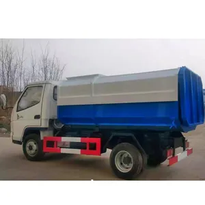 Side-mounted 6 Wheel Heavy Garbage Truck Diesel Fuel Garbage Transport Truck Large Capacity