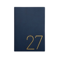Agenda 2027 en anglais et espagnol, planificateur de 365 jours pour l'autodiscipline, carnet de notes pour les étudiants et le bureau