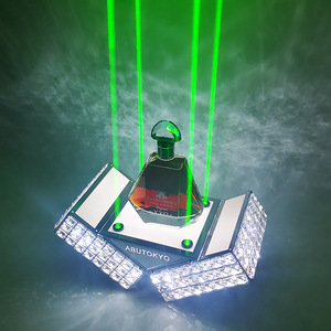 Led Illuminated Wine Stand Rectangle Acrylic Modern <b>Bar</b> Party Display <b>Rack</b> With Lighted Feature - Product Image 2