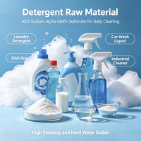 AOS 92% Poudre de Sulfonate d'Alpha-Oléfine de Sodium CAS 68439-57-6, Tensioactif Anionique pour Lessive et Liquide Vaisselle