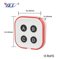 Nuevo Control Remoto Universal de Código Variable de 4 Botones 433M, Venta Directa de Fábrica, Interruptor de Control Remoto para Puerta de Garaje