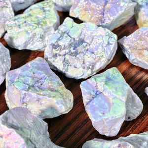 Piedra Natural de Howlite Blanca Aura al por Mayor, Cristal Curativo de Alta Calidad, Gema en Bruto a Granel para Decoración del Hogar y Regalos - Product Image 2