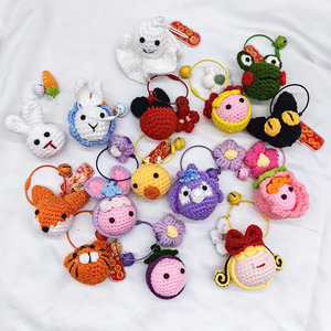 Crochet Fox <strong>Frog</strong> Toys <strong>Knitted</strong> Plant Fruit Vegetable Flower Animal Cartoon Plush Toys Thread Hook Doll Pendant Handmade Ornament - Product Image 1
