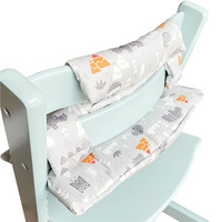 Coussin de chaise à manger en bois, accessoires pour chaise haute pour enfants, siège bébé neutre