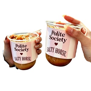 แก้วกาแฟพลาสติก PET แบบใช้ครั้งเดียว ทรงตัวยู ก้นใสสีดำ พิมพ์โลโก้ได้ ขนาด 12/16/24 ออนซ์ พร้อมฝาปิด สำหรับกาแฟและชานมไข่มุก - Product Image 1