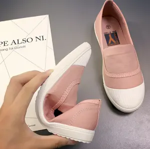 Chaussures décontractées blanches en toile pour femmes, 2020, nouvelles baskets blanches pour printemps et été, pour étudiantes