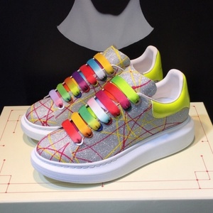 Zapatos de Piel Auténtica de Estilo Clásico, Color Dorado Líquido, Elegantes para Caminar y Correr, para Hombre y Mujer, Suministro de Fábrica - Product Image 2