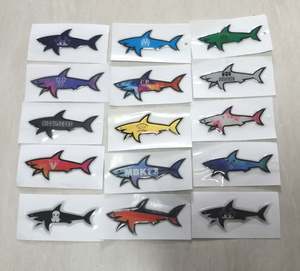 Pegatinas de PVC Impermeables con Impresión UV de Dibujos Animados de Paul Et Shark, Decoraciones Navideñas, Gran Venta 2026 - Product Image 2