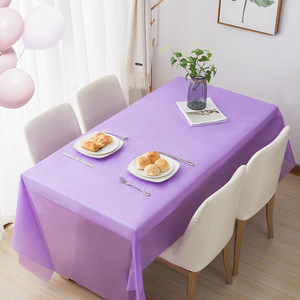 plastic disposable table covers water and oil proof, Biodegradable table cloth for party