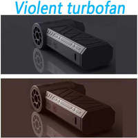 2026 Produit phare pour partenaires hôteliers : Mini pistolet souffleur d'air turbo portatif sans fil, puissant, avec alimentation USB, moteur sans balais, 1000g 130000