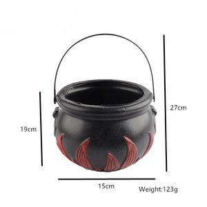 Ensemble de jouets pour enfants, pot de bonbons en plastique, fille et garçon, HH-0451 (17cm), fête d'halloween, nouveauté - Product Image 2