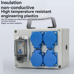 Boîtier de distribution IP67 personnalisé avec conception en pente pour équipement électrique industriel, prise aviation, disjoncteur 3p - Product Image 4
