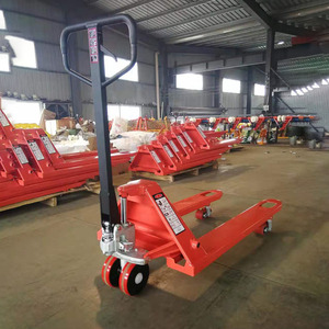 Chariot élévateur <span class=keywords><strong>manuel</strong></span> hydraulique à roues en PU/caoutchouc/nylon 2500 kg 3000 kg avec un bon prix à la vente - Product Image 2