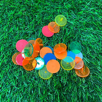 Nouveaux marqueurs de balle de golf en plastique de 19 mm et 24 mm, marqueurs Yoken, qualité supérieure, plastique ABS durable, marqueurs de balle de golf ronds en plastique HIPS avec logo