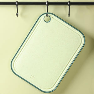 Ensemble de planches à découper en paille de blé verte, rectangulaires, antidérapantes, pour la cuisine, petites et grandes tailles, pour la viande et les aliments pour bébés - Product Image 5