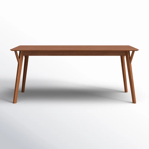 Elegant Wood Dining <b>Table</b> Contemporary Wooden Furniture for Residential Restaurant and Commercial Dining Spaces - Product Image 1