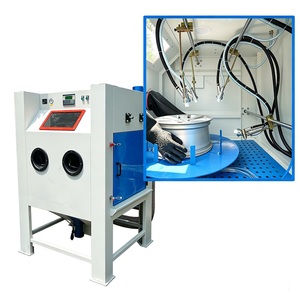 High Efficiency Automatic <b>Sandblasting</b> Cabinet Aluminum Wheel Sand Blasting Machine - Product Image 1