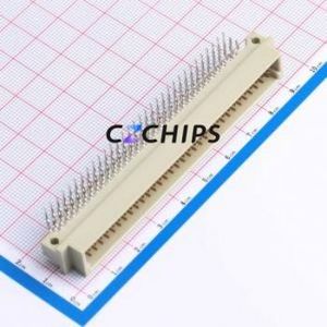 9001-11961C00A DIN41612 Connector Bent Lead Through Hole,P=2.54mm Connector 96P 3 2.54mm Right Angle Insert - Product Image 1