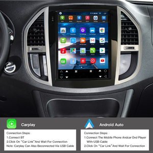 Radio Multimedia para Auto STWEI <span class=keywords><strong>Android</strong></span> para Mercedes Benz Vito W447 2017-2020, Estilo Tesla, Reproductor de Video, Navegación GPS, Carplay, 2 Din, BT - Product Image 4