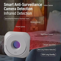 Détecteur de caméra cachée intelligent et portable, scanner anti-espion infrarouge laser, protection de la vie privée à l'hôtel, anti-regard indiscret