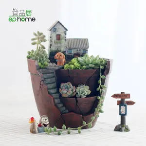 Fairy Garden DIY Mini Mọng Nước Thiết Kế Ngôi Nhà Ngọt Ngào Cho Ngôi Nhà Trang Trí Máy Tính Để Bàn Trong Nhà Và Quà Tặng Cho Bạn Bè Trong Lớp