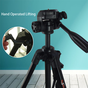 Trépied robuste <span class=keywords><strong>pour</strong></span> appareil photo reflex numérique, trépied en aluminium <span class=keywords><strong>pour</strong></span> appareil photo et téléphone avec tête panoramique 3D, plaque de fixation rapide, pliable - Product Image 4