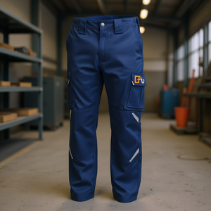 Pantalones de Trabajo Ttake, Azules, Talla S, con Bolsillos Tipo Cargo, Ropa de Seguridad - Product Image 3