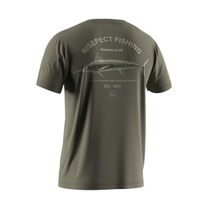 Camiseta Deportiva con Temática de Pesca, Cuello Redondo, Costuras Anti-Fricción, Silueta Atemporal para el Verano - Product Image 6