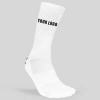 Échantillon gratuit de chaussettes de football bas quantité minimale de commande logo personnalisé chaussette de football antidérapante respirante chaussettes de football personnalisées pour hommes