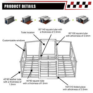บ้านสำเร็จรูป Cammi House Luxury ขนาด 20 ฟุต <span class=keywords><strong>แบบ</strong></span>ขยายได้ ทำจากตู้คอนเทนเนอร์ พร้อม <span class=keywords><strong>2</strong></span> <span class=keywords><strong>ห้อง</strong></span> สำหรับใช้เป็นสำนักงานหรือที่พักอาศัย เหมาะสำหรับโรงแรมหรือโรงเรียน - Product Image 2
