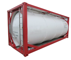 Conteneur ISO 20 pieds à prix d'usine pour stockage de solvant HCL, réservoir de liquide concentré acide - Product Image 2