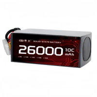 Batterie LiPo à semi-conducteurs Senhang LD033-6S26000 350Wh/kg, cathode LiCoO2, plus de 1000 cycles, certifiée -40°C~70°C pour drones/UAV