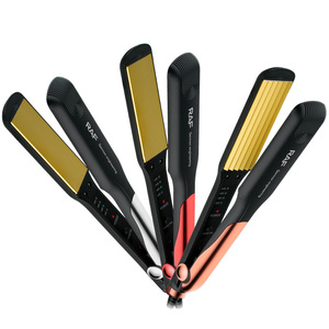 เครื่องยืดผม45W plancha de pelo เคลือบเซรามิคควบคุมอุณหภูมิแบบดิจิตอลสำหรับจัดแต่งทรงผมแห้งและเปียก - Product Image 2