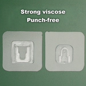 Ganchos Adhesivos de Doble Cara, Impermeables, Fuertes y Transparentes, con Ventosa, para Colgar en la Pared, Organizador de Almacenamiento, Utensilios de Cocina - Product Image 5