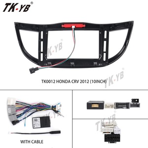 Fascia GPS de navegación suave Simple de 10 pulgadas, marco de Radio Android, reproductor de DVD para coche con caja Canbus para <span class=keywords><strong>Honda</strong></span> <span class=keywords><strong>CRV</strong></span> <span class=keywords><strong>2012</strong></span>, 1 año de garantía - Product Image 3