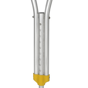 Béquilles axillaires en acier inoxydable, hauteur réglable, télescopiques, aide à la marche, support pour un seul bras - Product Image 2
