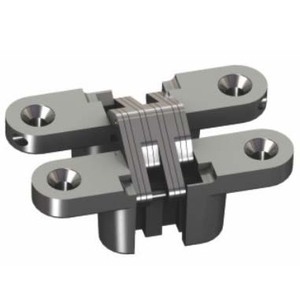 Bisagras ocultas invisibles de acero para puertas de madera, 3D, 180 grados, tres vías, cierre suave, niqueladas - Product Image 1