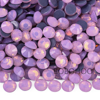 BOBOHOO, venta al por mayor, vidrio, ópalo blanco, Hierro en diamantes de imitación, transferencia de calor de cristal, lavable, diamantes de imitación a granel Hotfix
