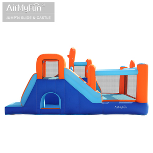 قلعة نطاطة قابلة للنفخ عملاقة مع زحليقة للأطفال - تشمل جهاز نفخ الهواء - Product Image 2