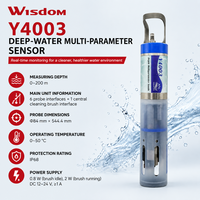 Capteur de qualité de l'eau multi-paramètres en ligne pour eaux profondes avec 6 sondes librement combinables, brosse de nettoyage automatique, RS485 MODBUS IP68