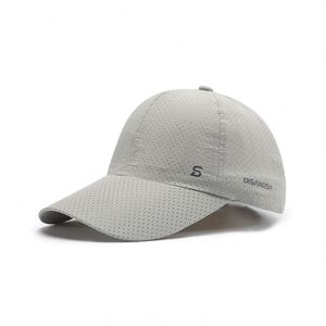 Gorra de béisbol de 6 paneles de secado rápido al por mayor, ligera, para golf y running, con logo bordado, moda diaria, sombrero para hombre - Product Image 6