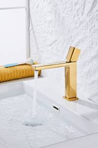 Grifos de Lavabo para Proyectos Hoteleros, Cuerpo de Latón, Monomando, Agua Fría y Caliente, Válvula de Cerámica, Montaje en Cubierta, Acabado Cromado, <span class=keywords><strong>Apartamentos</strong></span> Modernos 1 - Product Image 4