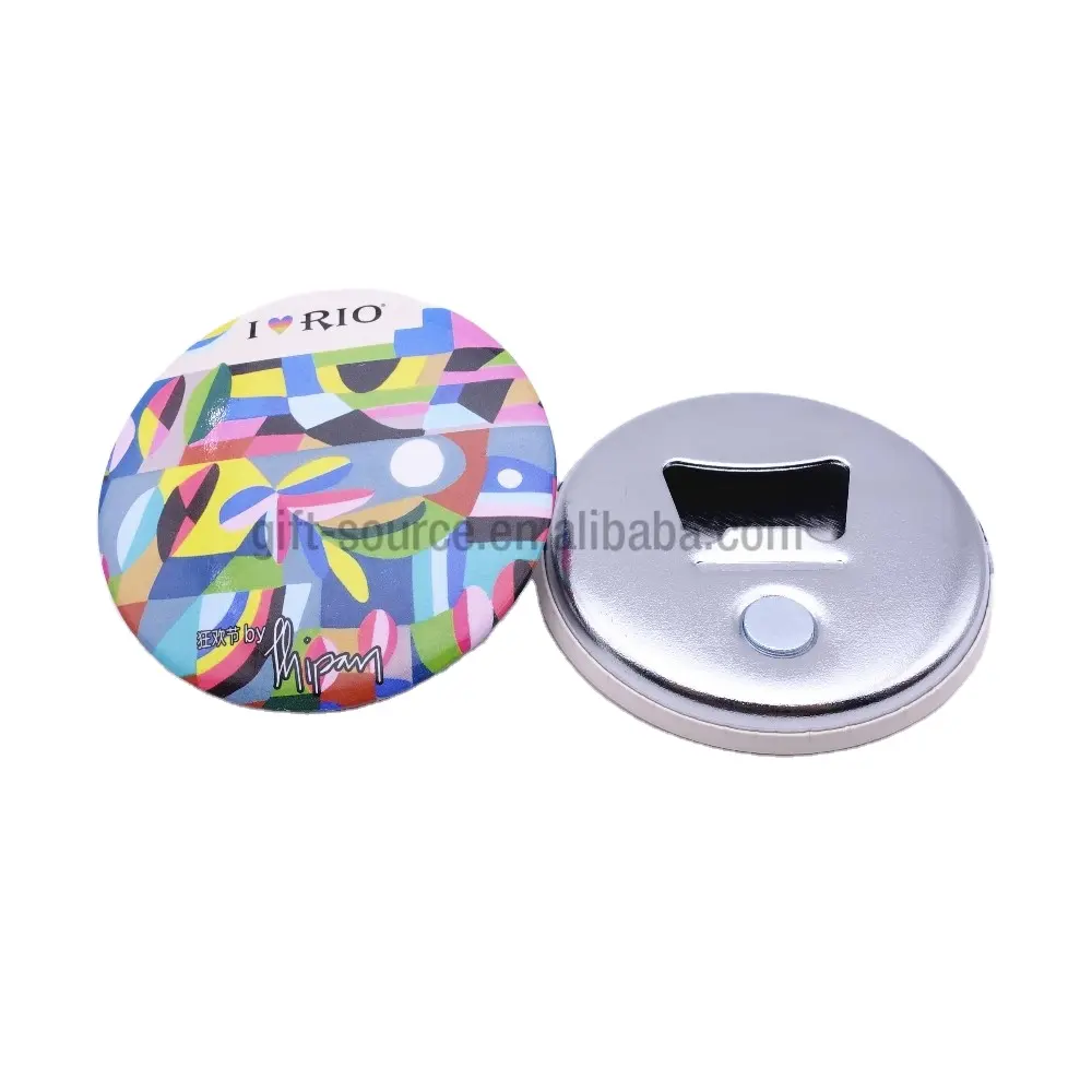 Wholesale Cheap Custom Blank Megnetic Button Badge 58ミリメートルOpener
