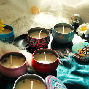 Candele Artistiche di Lusso in Cera di Soia <span class=keywords><strong>per</strong></span> San Valentino e Festa del Papà, Senza Fumo, Profumate, Regalo <span class=keywords><strong>per</strong></span> <span class=keywords><strong>Lei</strong></span>, Fragranza Romantica <span class=keywords><strong>per</strong></span> la Casa, Decorazione di Halloween - Product Image 4