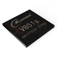 Microcontrôleur Allwinner V851SE, puce Linux OS 0.5T NPU, kernel 5.4, 64 Mo DDR2, EPHY, boîtier QFN88, encodeur vidéo A7 Core, USB2.0