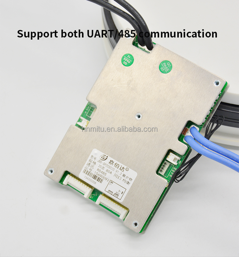 JBD 16-20S smart bms 80A 100a bms for lithium ion batteries with URAT and RS485 communication · image 6