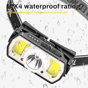 Mini <span class=keywords><strong>Sensor</strong></span> de faro ajustable <span class=keywords><strong>Led</strong></span> recargable faro Camping <span class=keywords><strong>Sensor</strong></span> de movimiento luz al aire libre pesca - Product Image 5